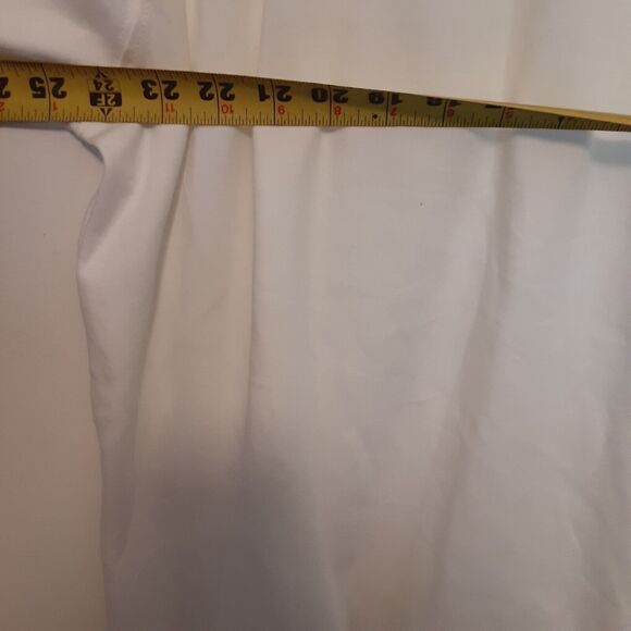 IZOD Golf Long Sleeve Pullover Shirt Sweatshirt Size L 1/4 Zip White - Picture 9 of 10